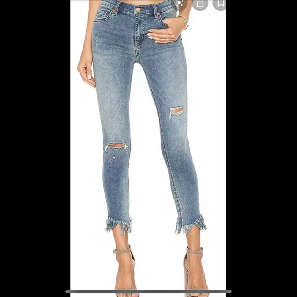 Free People Fringe Jeans